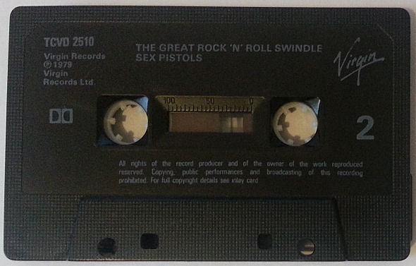  Sex Pistols - The Great Rock 'N' Roll Swindle Cassette release 1979 V2 Barcode